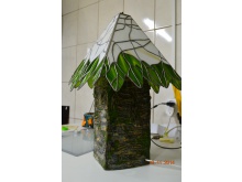 Wyroby ze szkła - lampa.