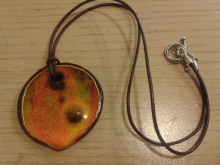 Naszyjnik nr 4  Długość 60 cm  Ceramika  20 zł.