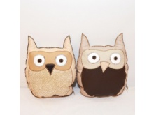 Ozdobna poduszka - sowa.